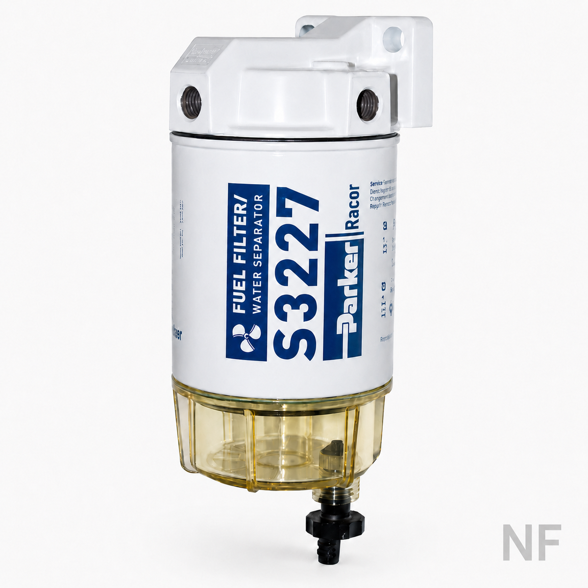 Filtro separador agua-combustible Parker Racor S3227 – Gasolina 10 micras