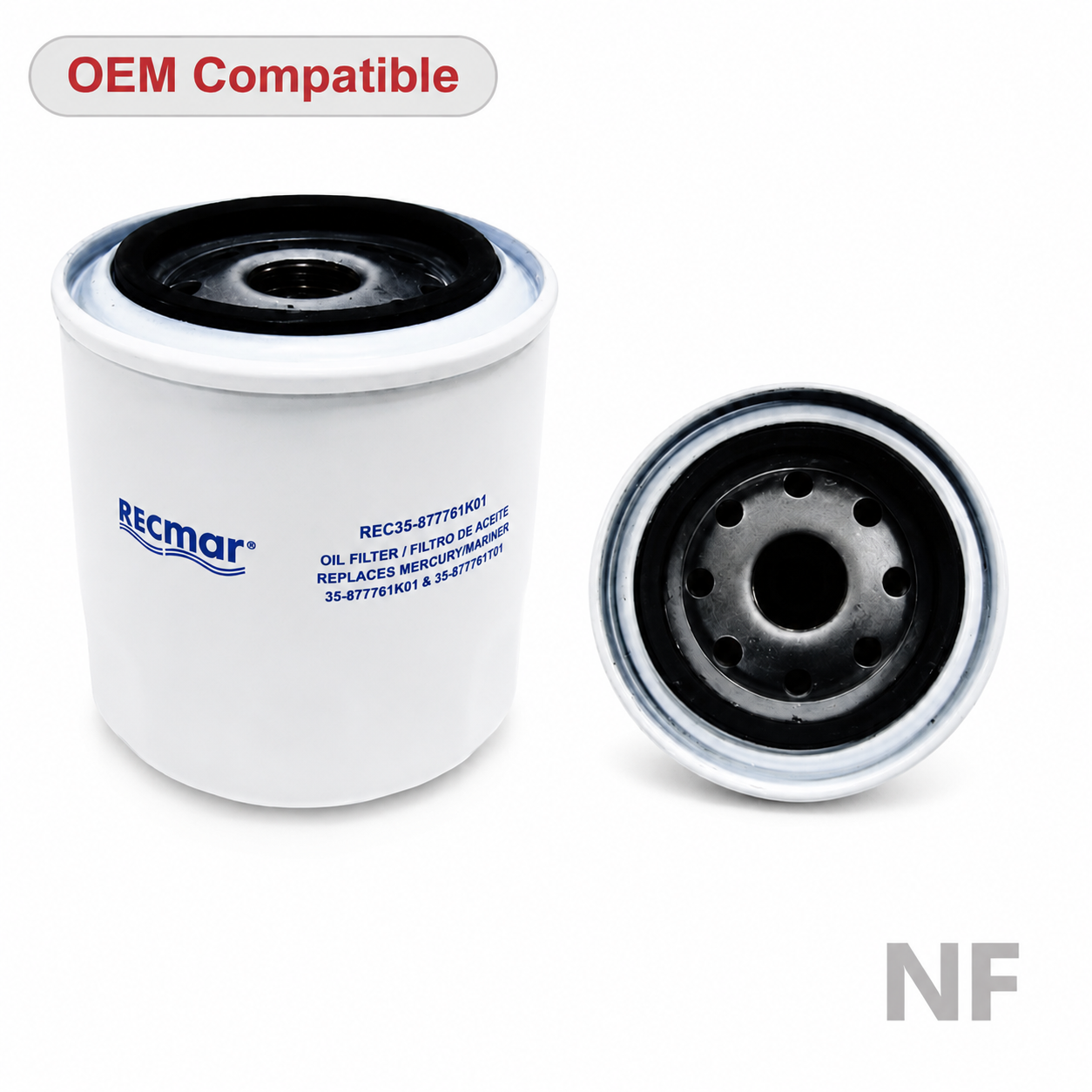 Filtro aceite Mercury 35-877761Q01 compatible