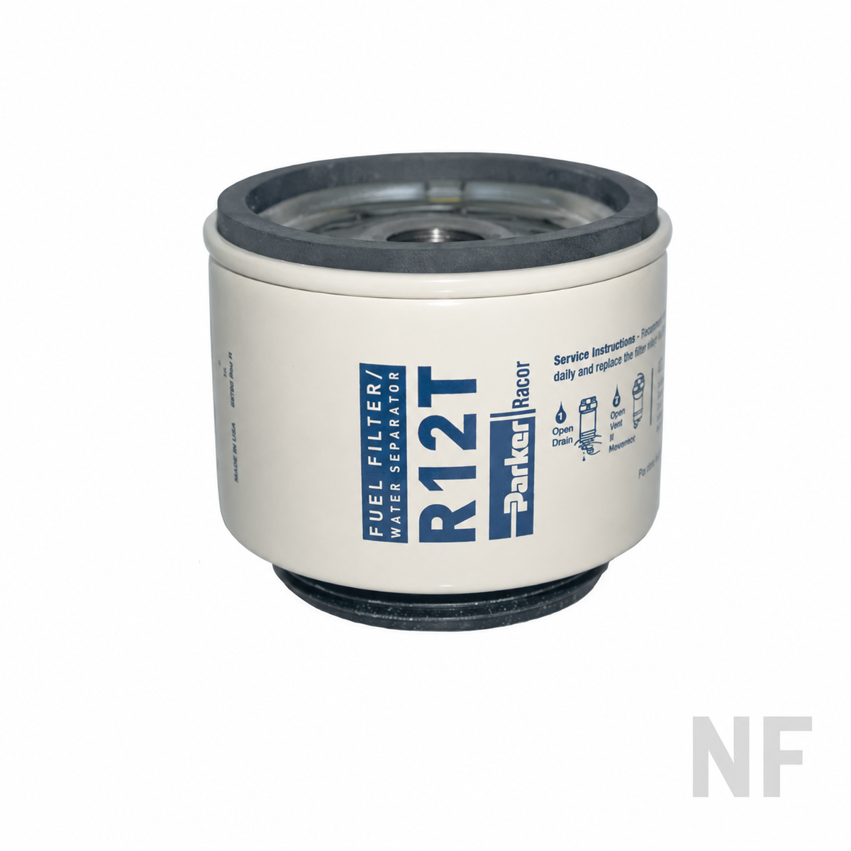 Filtro separador agua-combustible Parker Racor R12T – Serie 120 / 10 micras