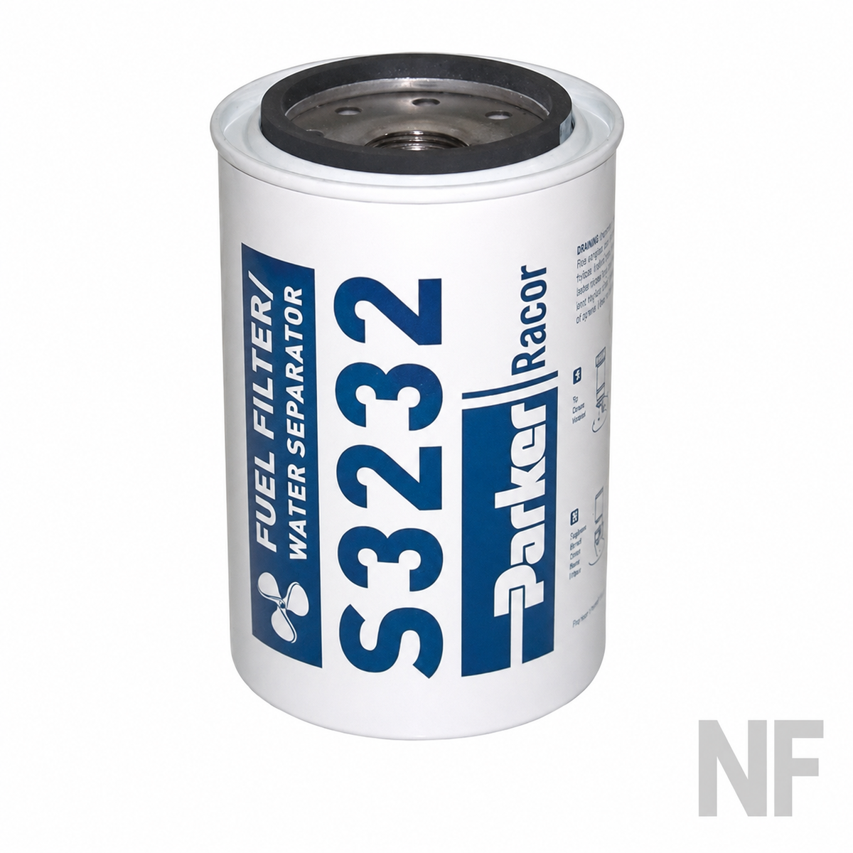 Filtro separador agua-combustible Parker Racor S3232 – Gasolina 10 micras