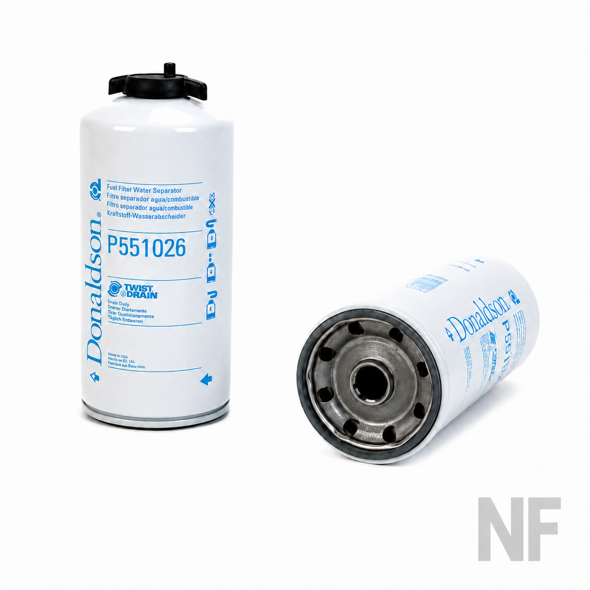 Filtro separador agua-combustible Donaldson P551026 – Twist&Drain