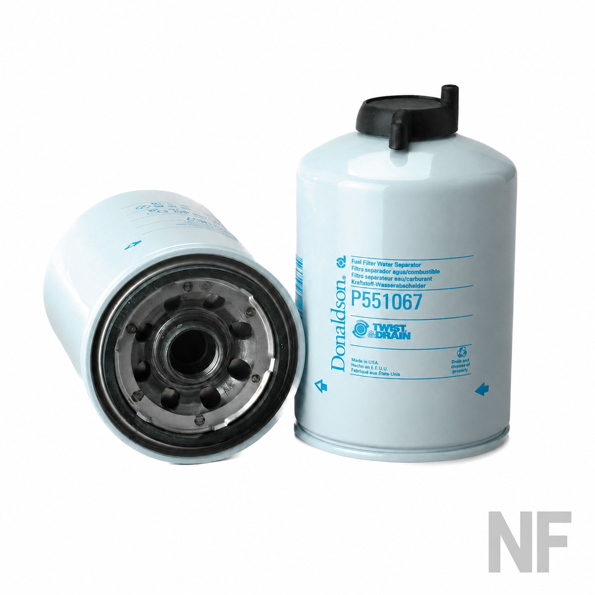 Filtro separador agua-combustible Donaldson P551067 – Twist&Drain