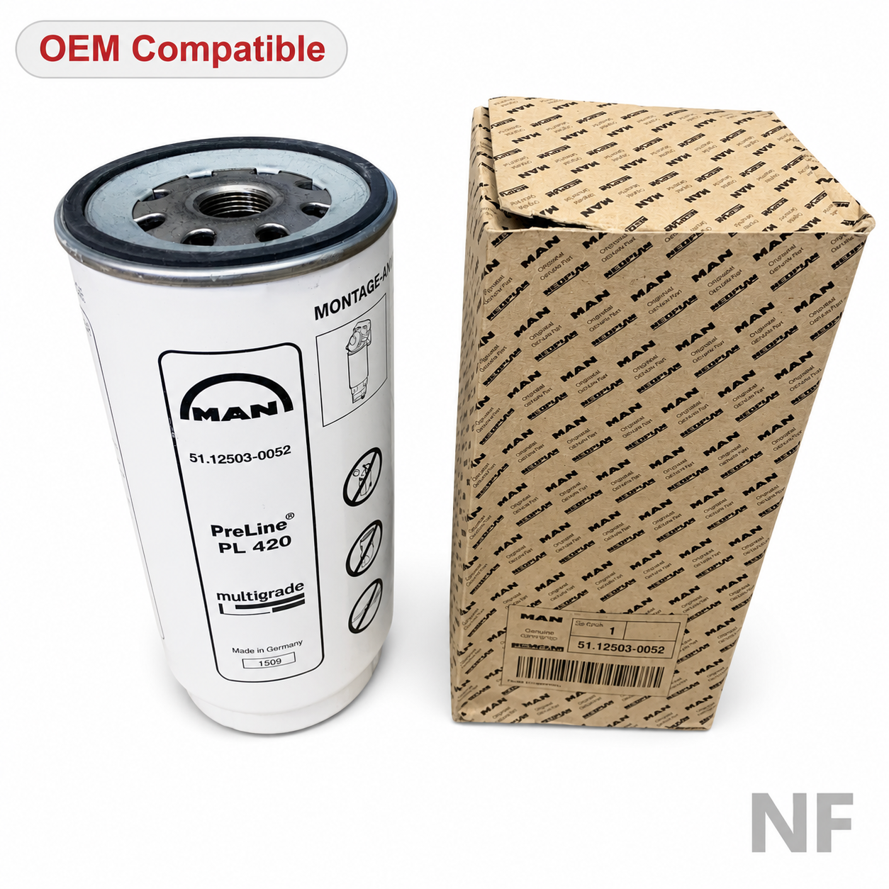 Filtro combustible MAN 51125030052 compatible