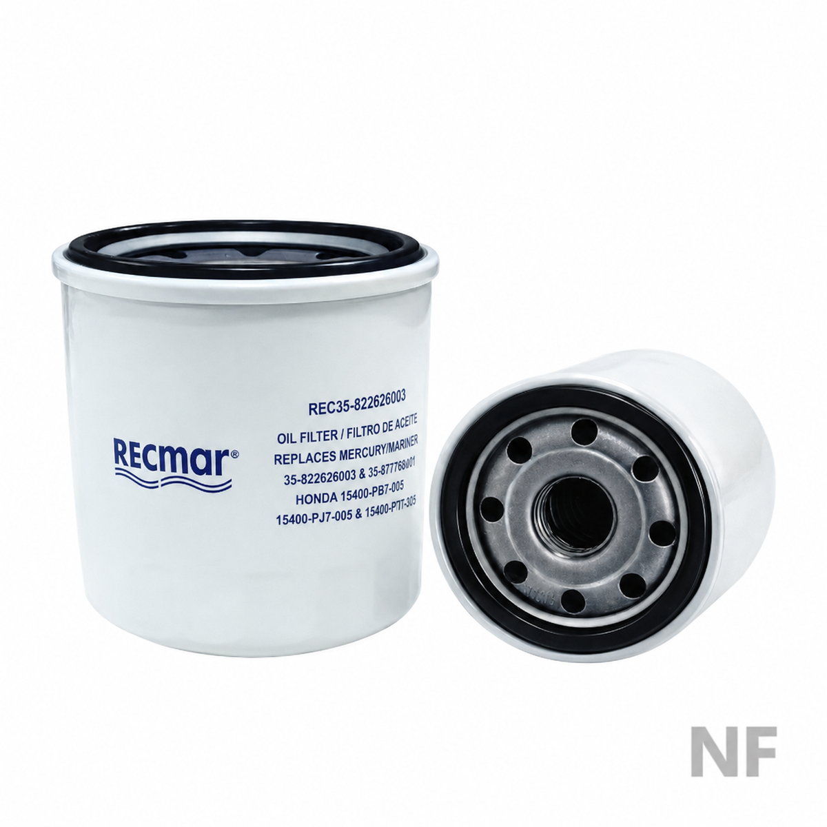 Filtro de aceite Mercury/Yamaha/Honda – Reemplazo OEM 35-822626Q03