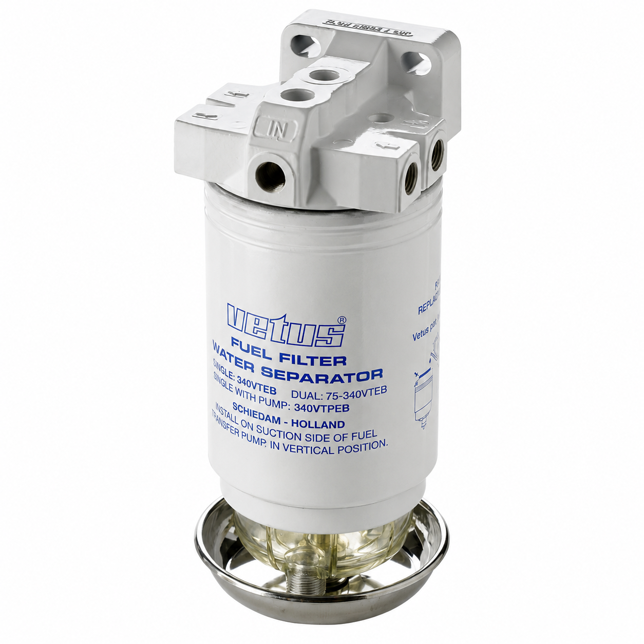 Filtro separador combustible Vetus 340VTEB