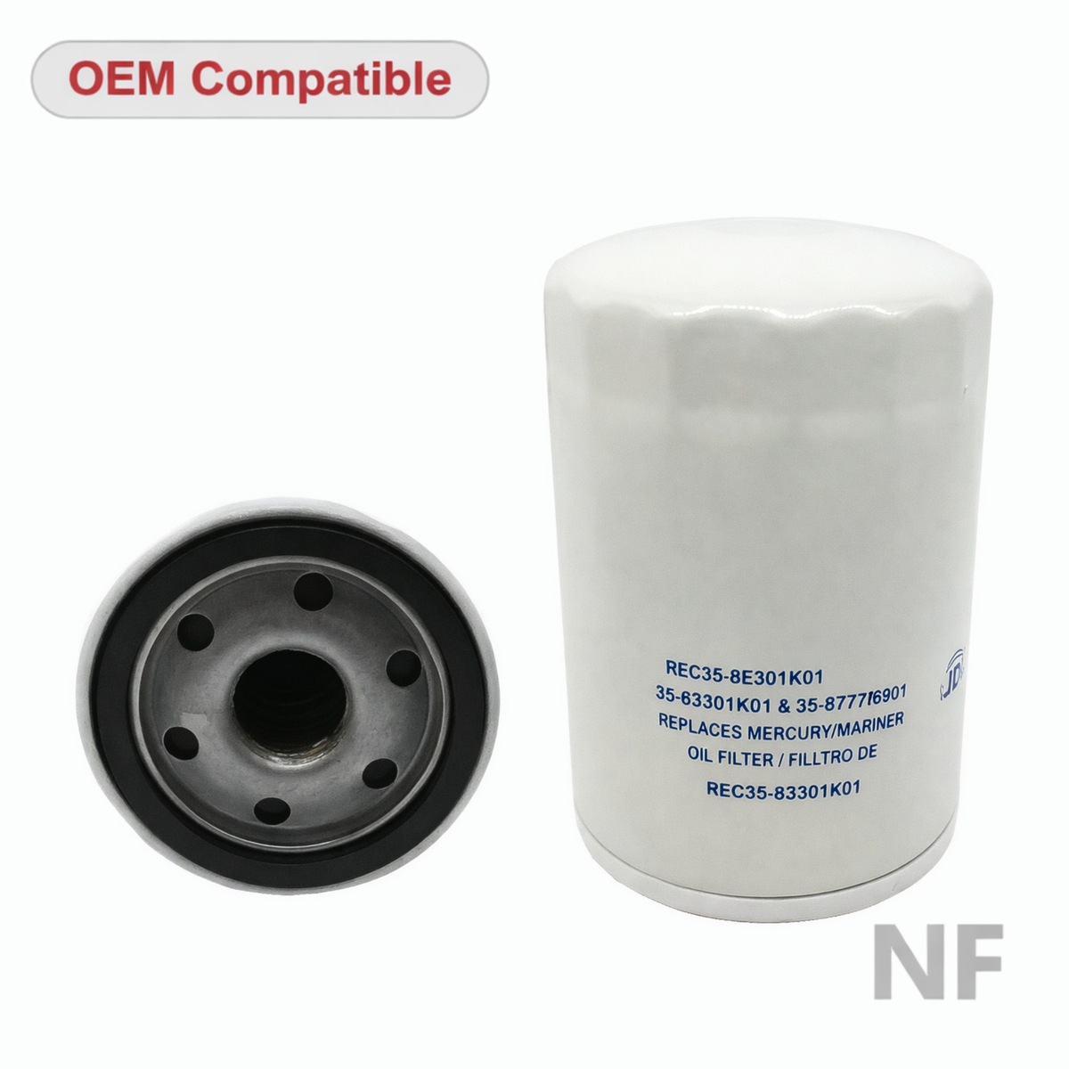 Filtro de aceite Mercury 35-883701K01 compatible